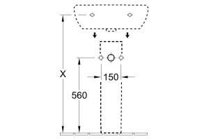 Пьедестал Villeroy&Boch O.novo (5265 00 01) - 3