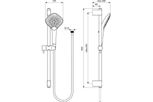 Душевой гарнитур Ideal Standard IdealRain (B1762AA) - 2