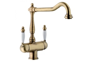Смеситель для кухонной мойки Webert Byblos бронза (BY920802065)