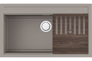 Мойка кухонная Omoikiri Kitagawa 86-LB leningrad grey