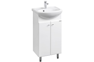 Тумба с раковиной Aquaton Мира 41 белый