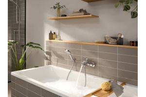 Смеситель для ванны с душем Hansgrohe Rebris E хром - 2