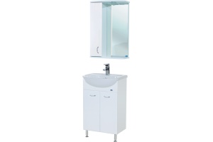 Зеркало-шкаф Bellezza Астра 50 L белый - 2