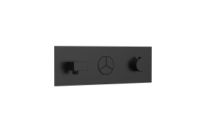 Смеситель для душа Vincea термостатический черный