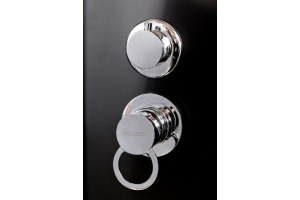 Душевая кабина Deto BM 90х90 хром (BM4590NBLACK) - 3