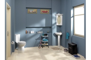 Унитаз-компакт Creavit Corner SD310 угловой, с биде - 2