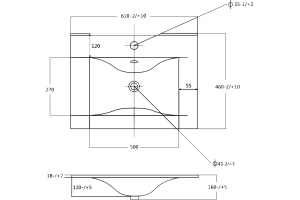Раковина мебельная Sanvit 60 белый - 2