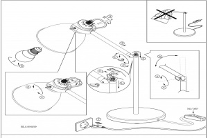 Настольная лампа офисная Eglo ПРОМО Priddy 49469 - 3