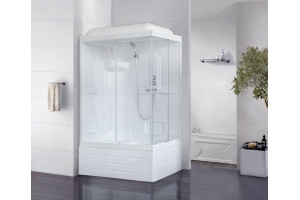 Душевая кабина Royal Bath BP 120х80 L профиль белый стекло прозрачное - 2