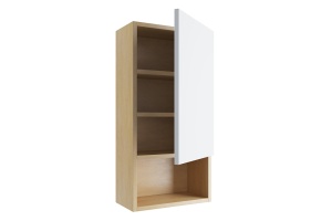 Шкаф подвесной EXCELLENT Tuto 40 R белый - светлое дерево - 2