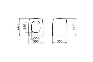 Сиденье для унитаза Vitra Metropole белое с микролифтом - 2