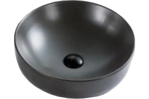 Раковина накладная BelBagno 41 см серый матовый (BB1315-H311)