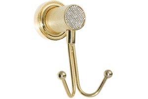 Двойной крючок Boheme Royal Cristal золото