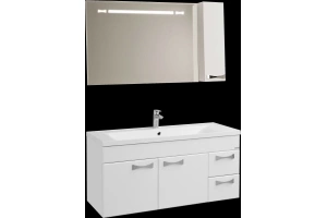 Комплект мебели Aquaton Диор 120 белый - 3