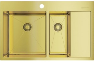 Мойка кухонная Omoikiri Akisame 78-2 LG-L светлое золото