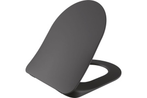 Чаша для унитаза подвесного Creavit Free FE320.60100 антрацит - 2