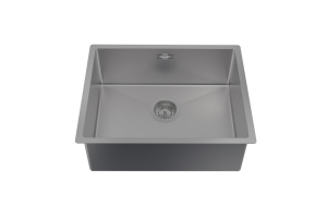 Мойка, нерж. сталь, универсального монтажа, графит - 2