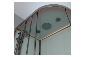 Душевая кабина Frank Brilliant 120х80 левая стекло матовое - 3