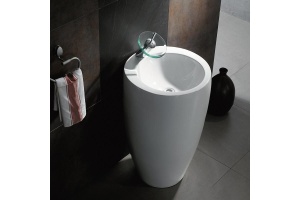 Раковина напольная CeramaLux N 50.5 см белый (В133В)