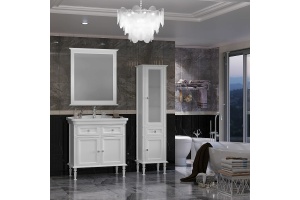 Шкаф-пенал Opadiris Контара 46 левый белый - 2