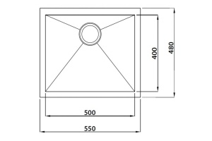 Мойка кухонная Kaiser KSM-5548 - 2