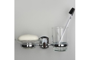 Стакан Wasserkraft Oder K-3026 с мыльницей - 2