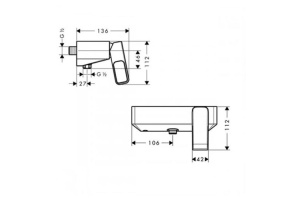 Смеситель для душа Axor Urquiola (11620000) - 2
