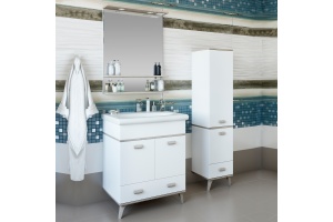 Мебель для ванной Sanflor Бруно 70 белый, орегон