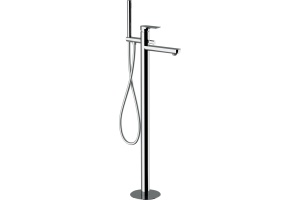 Смеситель для ванны с душем Remer Infinity I08 напольный, С ВНУТРЕННЕЙ ЧАСТЬЮ