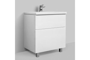 Тумба для комплекта Am.Pm Gem 75 белый глянец, с 2 ящиками