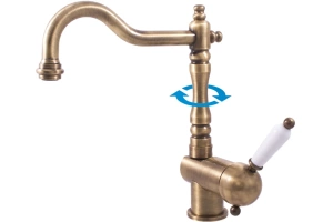 Смеситель для кухни Rav Slezak Labe бронза - 2