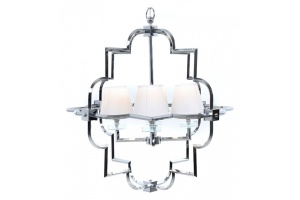 Подвесная люстра LUMINA DECO Baltimore LDP 8020-4 CHR+WT - 2