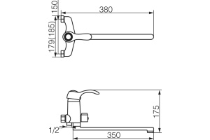 Смеситель Veragio Grazia VR.GRA-3505.BR универсальный - 2