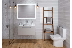 Зеркало Cersanit LED 030 design 100, с подсветкой, сенсор на зеркале - 2