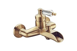 Смеситель для ванны Boheme Vogue бронза с прозрачным Swarovski