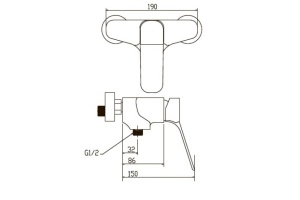 75077* KAISER Sona  душ/кабина Ф40 - 2