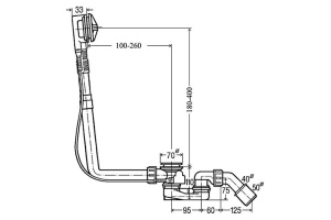 Слив-перелив Viega Multiplex 103071 без накладок - 2