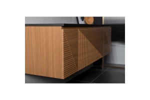 Тумба с раковиной Black&White Universell 90 темное дерево - 3