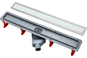 Душевой лоток Pestan Confluo Premium Line 750 белое стекло/сталь - 2