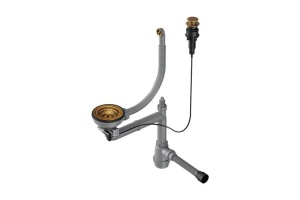 Сифон для кухонной мойки Omoikiri античная латунь (4957092)