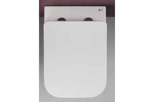 Сиденье для унитаза Ceramica Nova с системой микролифт белое - 2