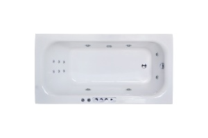 Ванна акриловая Royal Bath Accord Comfort 180x90 с гидромассажем белый