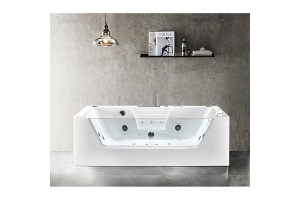 Акриловая ванна Frank 170х85 белая с гидромассажем - 2