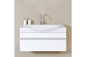 Тумба с раковиной Aqwella 5 stars Бергамо 100 белый