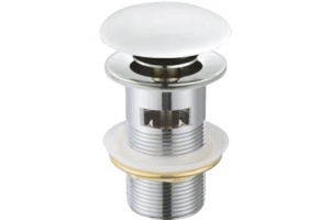 Донный клапан для раковины Cezares CZR-SAT7-Bi белый