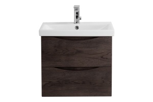 Тумба с раковиной Belbagno Marino-Cer 60 темное дерево