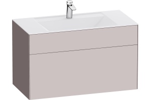 Тумба с раковиной Am.Pm Inspire V2.0 100 элегантный серый