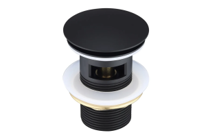 Донный клапан для раковины Ceramalux черный матовый (BB005B)