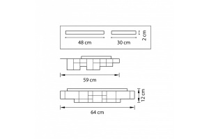 Потолочный светодиодный светильник Lightstar Favo 750162 - 2