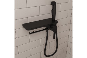 Гигиенический душ STWORKI by Damixa Стокгольм HFSG35030 со смесителем, С ВНУТРЕННЕЙ ЧАСТЬЮ, черный - 2